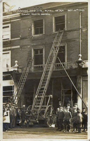 Bexhill - Devonshire Road Fire, 10th October 1912