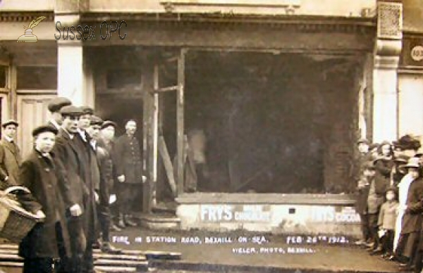 Bexhill - Station Road Fire (26 February 1912)