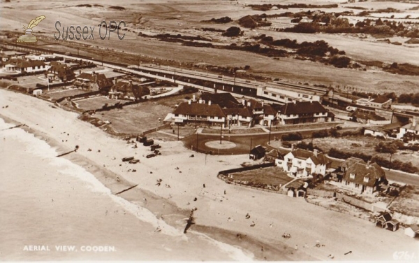 Image of Cooden - Aerial View & Railway Station