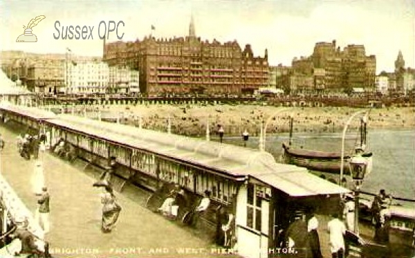 Image of Brighton - Front & West Pier