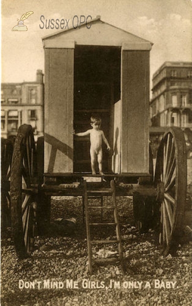 Image of Brighton - Bathing Machine & Boy
