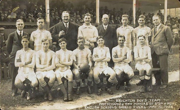 Image of Brighton - Boys Football Team - 19th May 1928