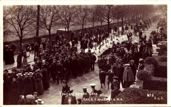 Image of Brighton - Freshfield Road - Funeral of Rev E F Mackieth, M.A.