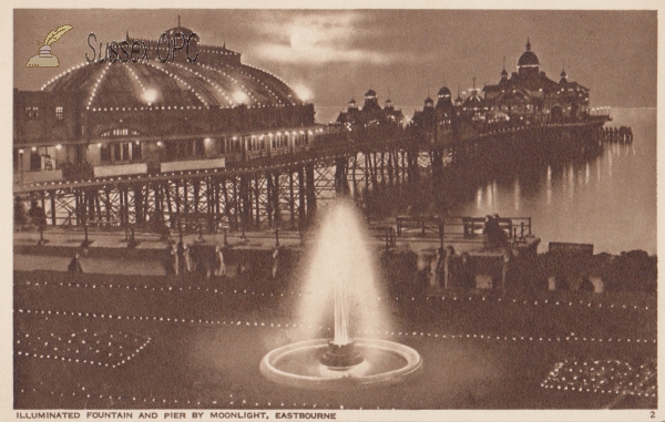 Image of Eastbourne - The Pier at Night