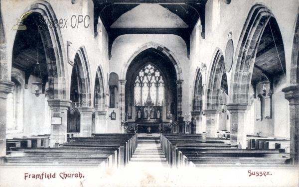 Image of Framfield - St Thomas à Becket Church (interior)