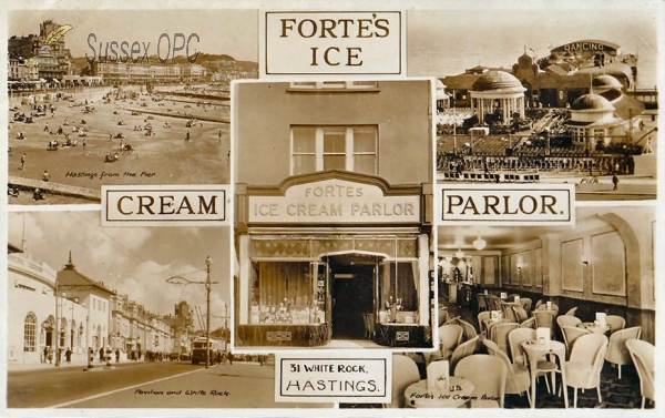 Image of Hastings - Forte's Ice Cream Parlour