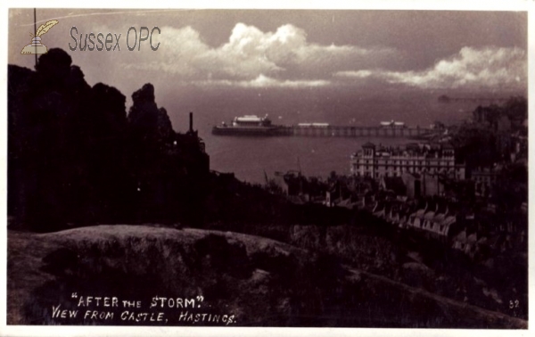 Image of Hastings - View from the Castle - After the Storm