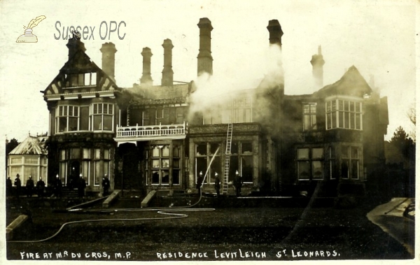 St Leonards - Fire at Levit Leigh