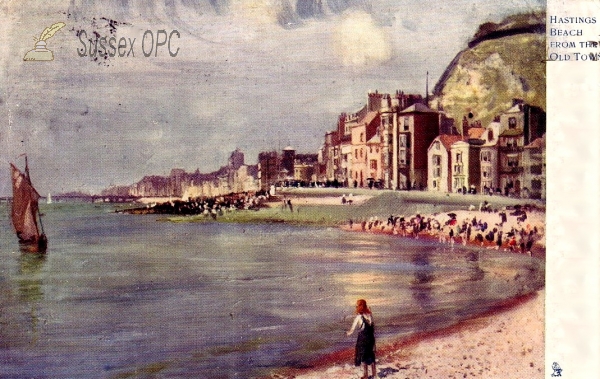 Image of Hastings - The Beach from the Old Town