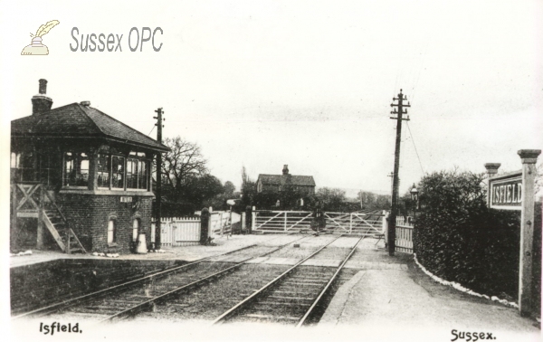 Image of Isfield - The Station, Signal Box & Level Crossing