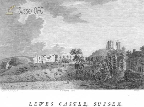 Image of Lewes - The Castle in 1776