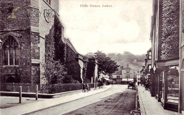 Lewes - Cliffe Corner & St Thomas Church