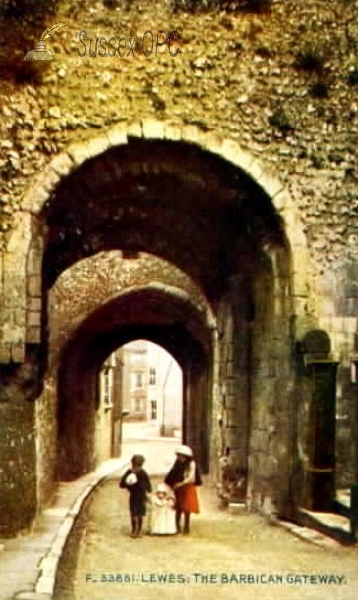 Image of Lewes - The Castle - Barbican Gateway