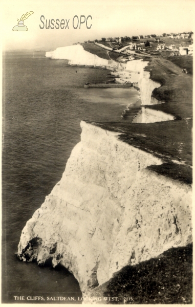 Image of Saltdean - The cliffs looking west