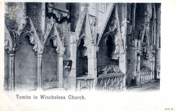 Image of Winchelsea - St Thomas Church - Tombs