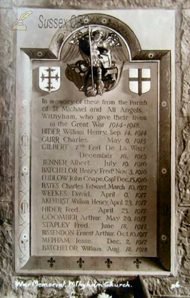 Image of Withyham - War Memorial