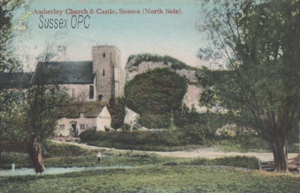 Amberley - St Michael's Church & Castle (North Side)