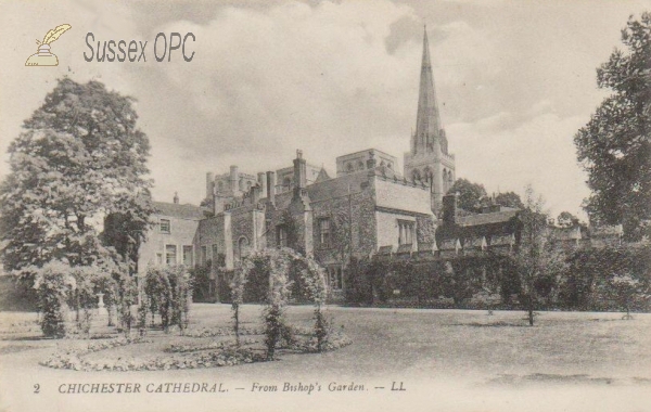 Chichester - Cathedral (From Bishop's Garden)
