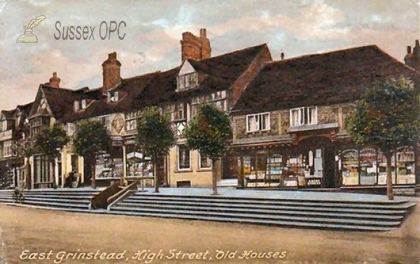 Image of East Grinstead - High Street (Old Houses)