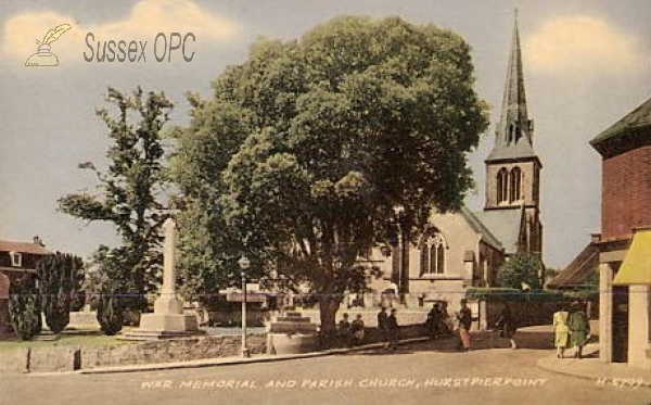 Hurstpierpoint - Holy Trinity Church and War Memorial