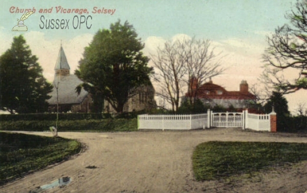 Image of Selsey - Church & Vicarage