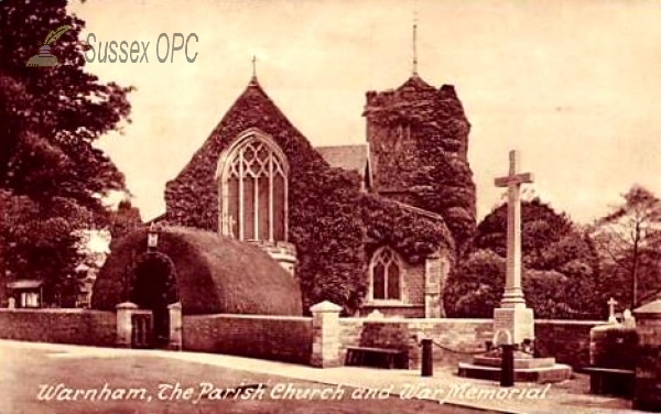 Warnham - St Margaret's Church and War Memorial