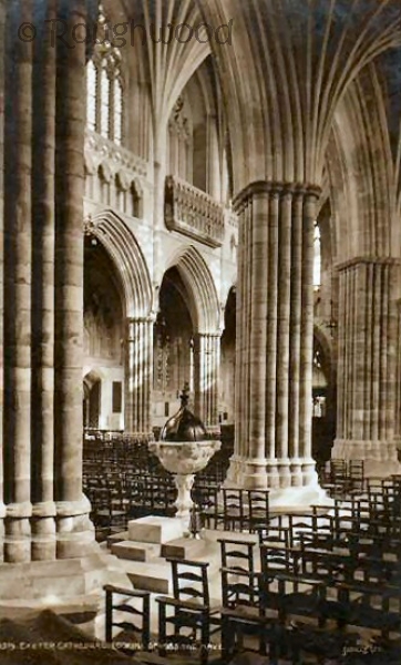 Exeter - Cathedral Church of St Peter (Interior, Font)