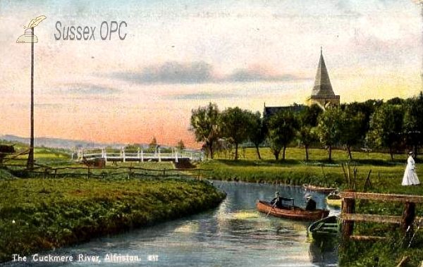 Alfriston - Cuckmere River & St Andrew's Church
