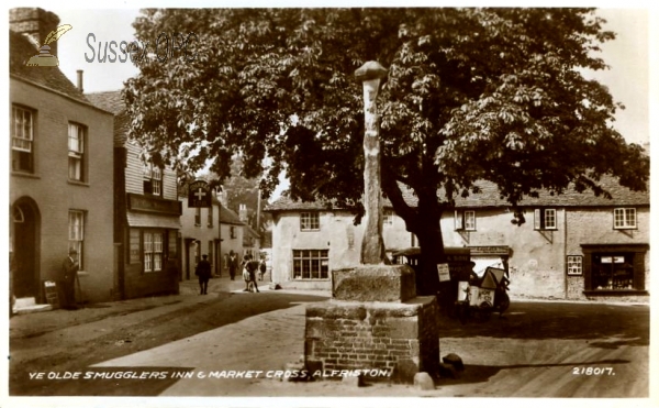 Image of Alfriston - The Market Cross & Ye Olde Smugglers Inn