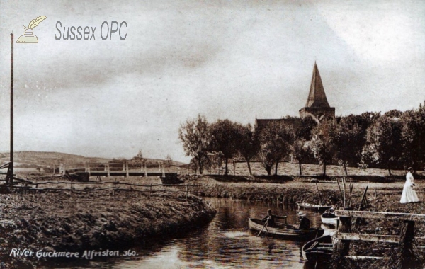 Image of Alfriston - River Cuckmere & St Andrew's Church