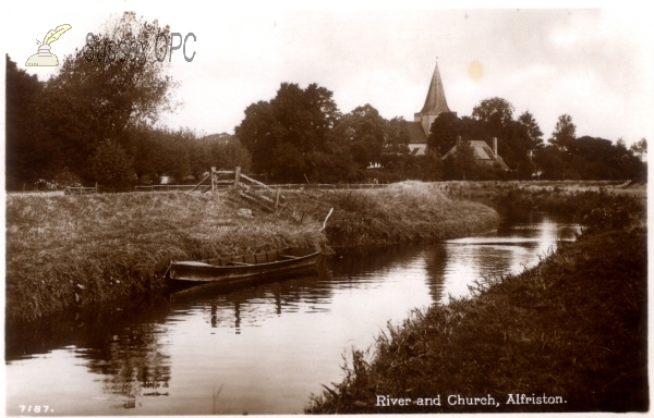 Image of Alfriston - The River and Church
