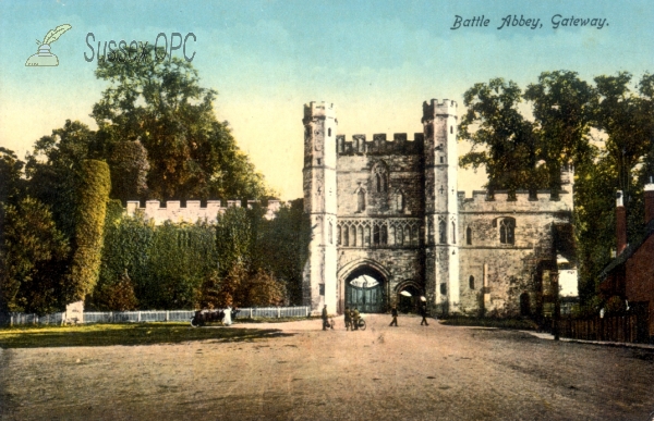 Battle - The abbey gateway