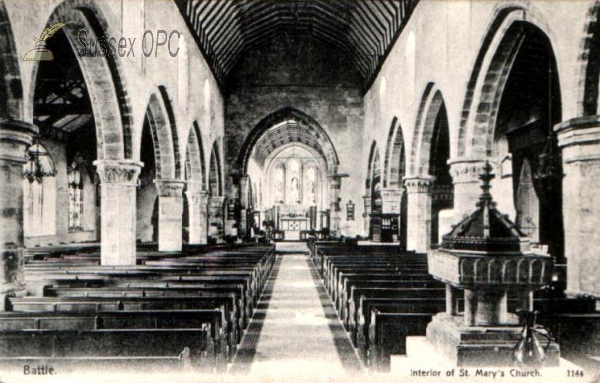 Image of Battle - St Mary's Church (interior)