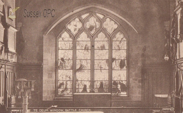 Image of Battle - St Mary's Church (Te Deum Window)