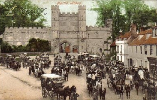 Image of Battle - Abbey with carriages