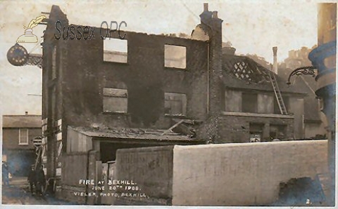 Bexhill - Fire, June 20th, 1908