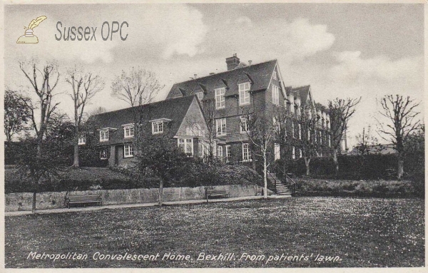 Image of Bexhill - Metropolitan Convalescent Home (From Patients' Lawn)