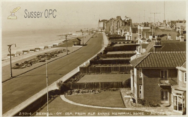 Bexhill - View from Alf Evans Convalescent Home