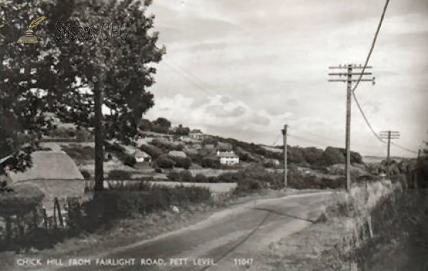 Image of Pett Level - Chick Hill from Fairlight Road