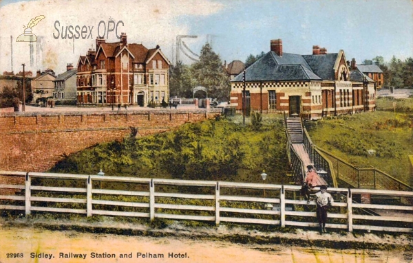 Image of Sidley - Railway Station & Pelham Hotel