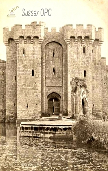Image of Bodiam - The Castle, Main gateway and barbican