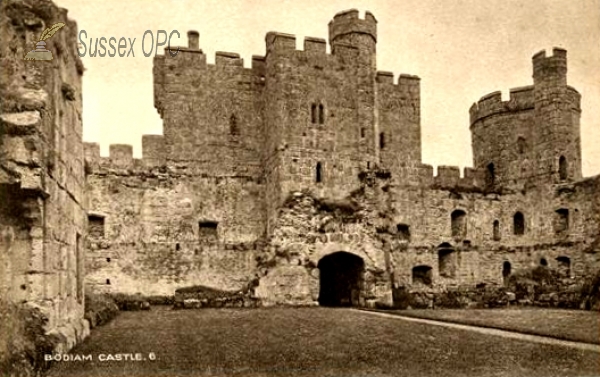 Image of Bodiam - The Castle, North east corner of court