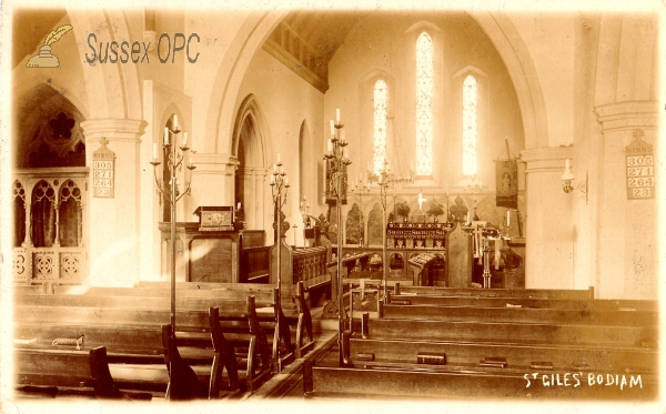 Image of Bodiam - St Giles Church (interior)