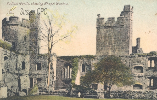 Image of Bodiam - Castle showing Chapel window