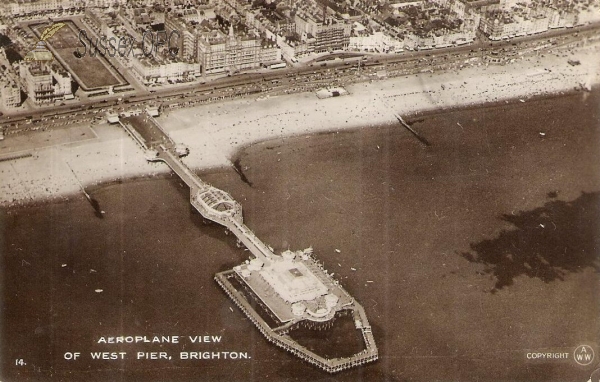 Image of Brighton - West Pier from the air