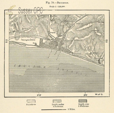 Image of Brighton - 1882 Map