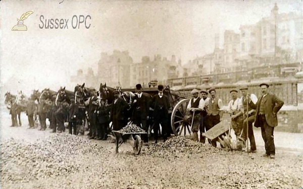 Image of Brighton - Work Gang on the Beach