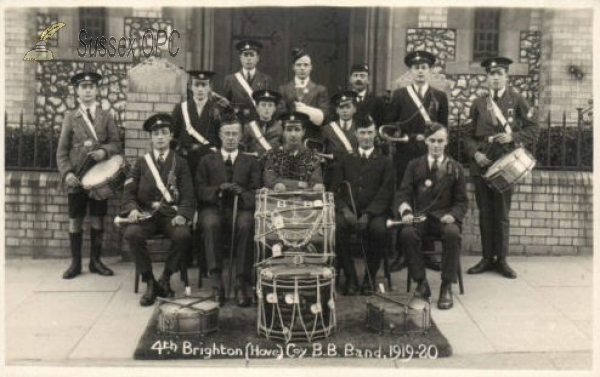 Image of Brighton - 4th Brighton (Hove) Coy Boys Brigade Band 1919-20