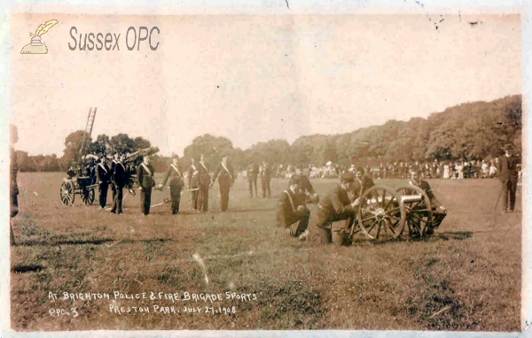 Image of Brighton - Police & Fire Brigade Sports, 27 July 1908