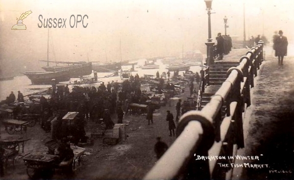 Image of Brighton - Fish Market in Winter